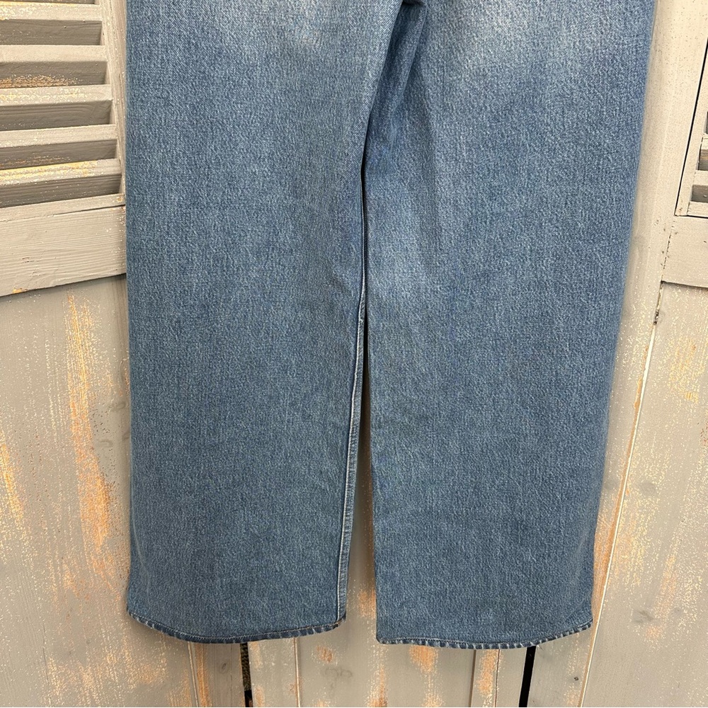 Reformation Dree Belted Baggy Wide Leg Jeans Sz 27 - Picture 14 of 15